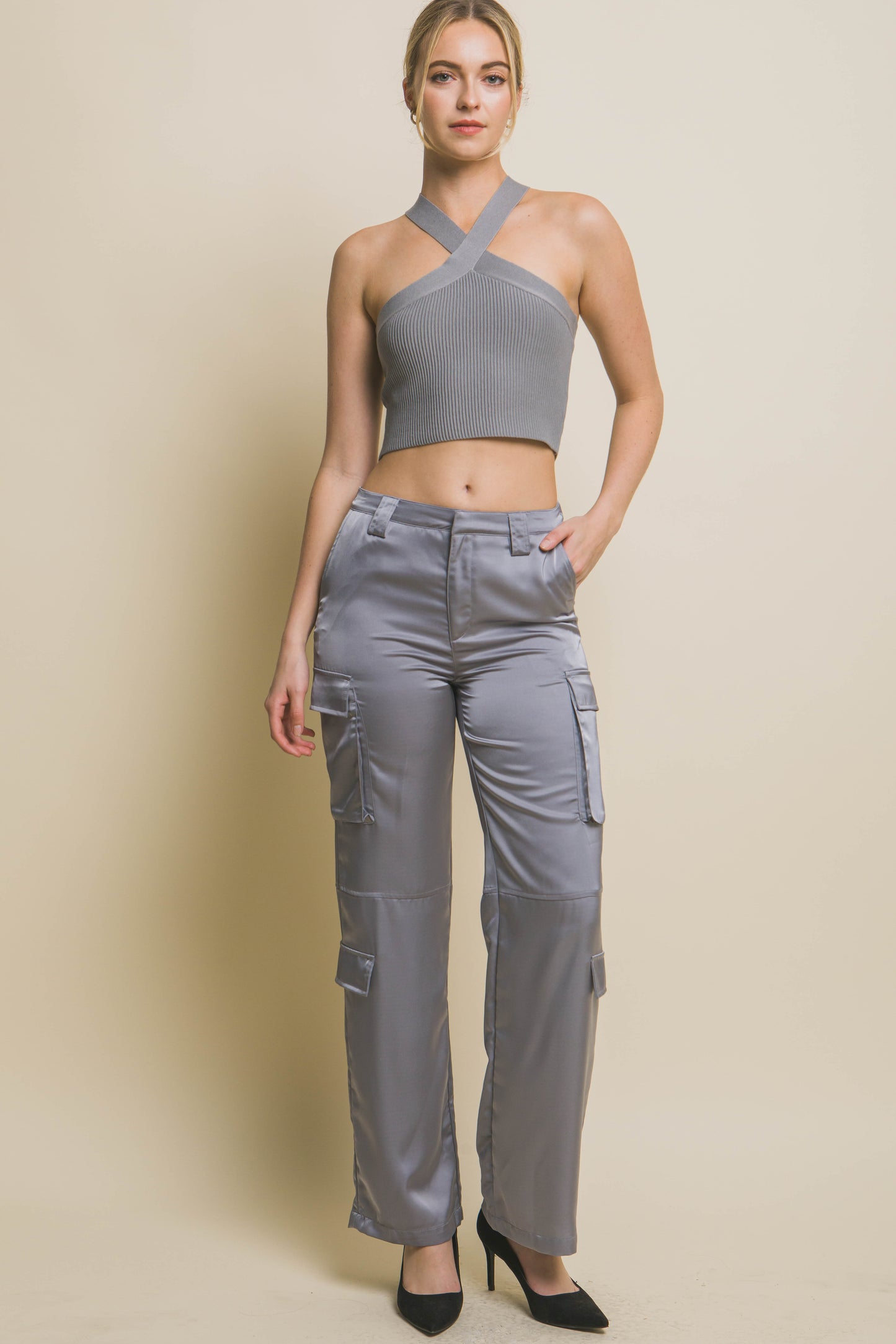 T8066LT Criss Cross Tank Top