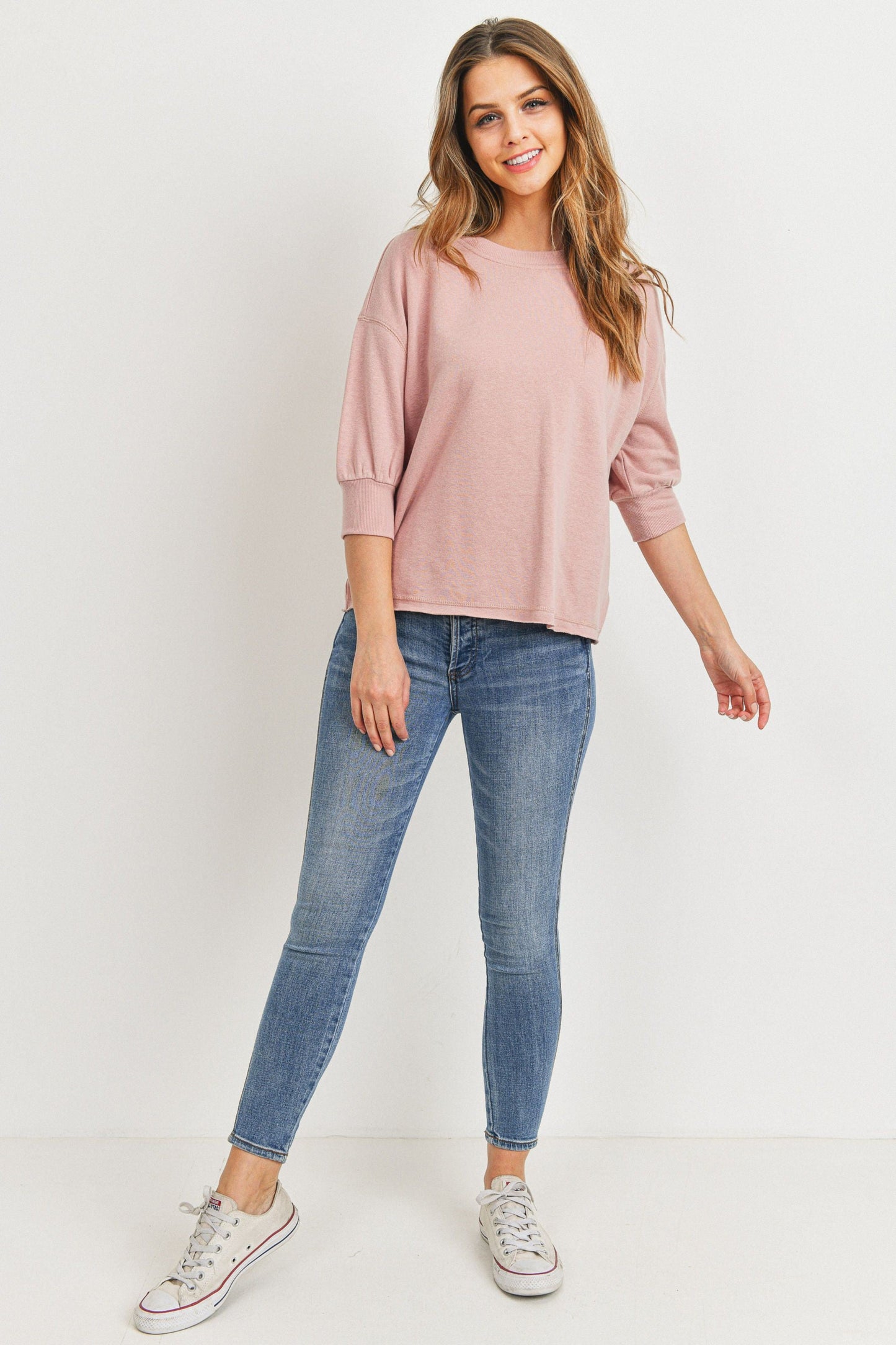 Short Sleeve Raw Edge Fit