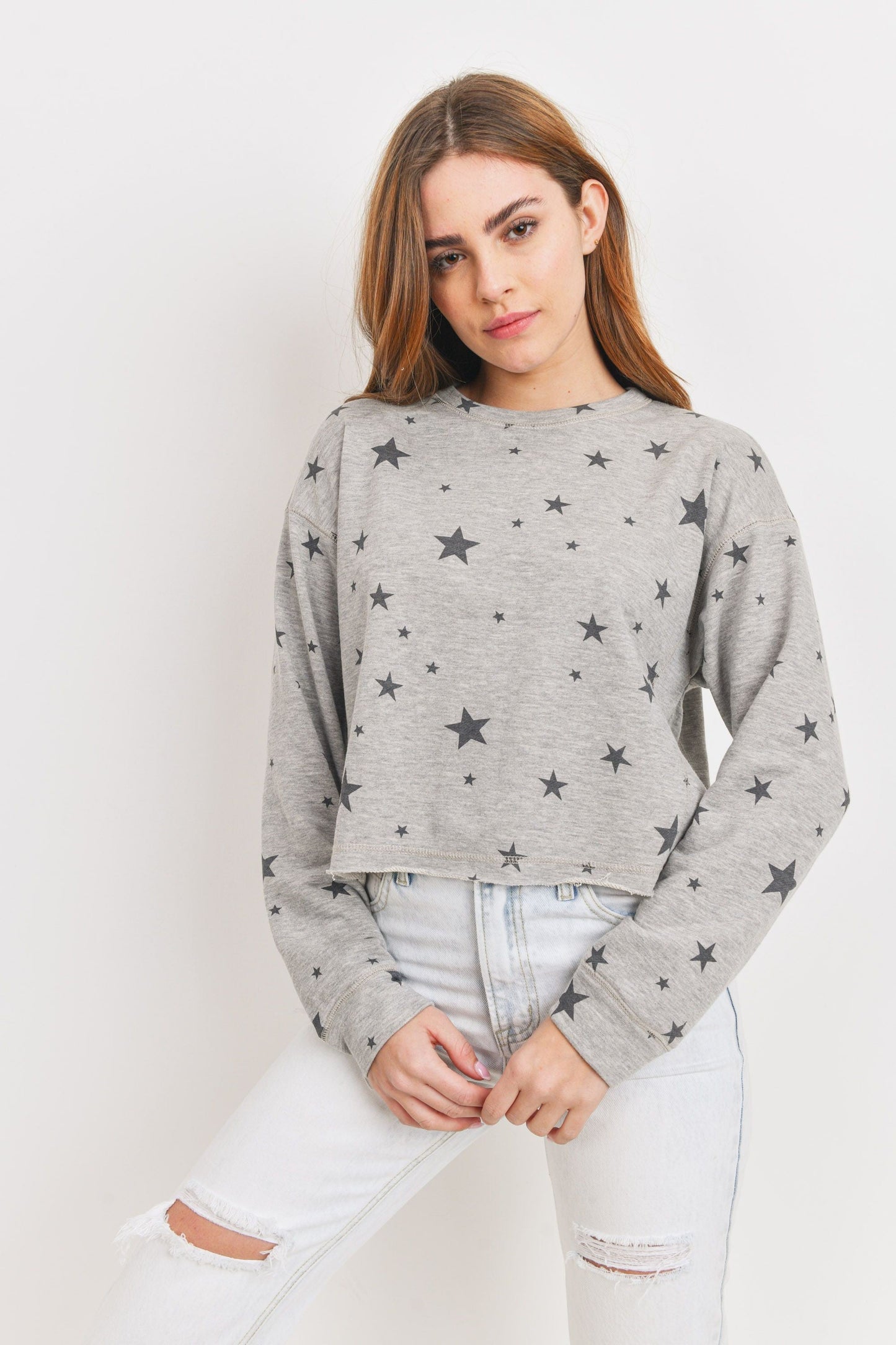 Long Sleeve Star Printed FT