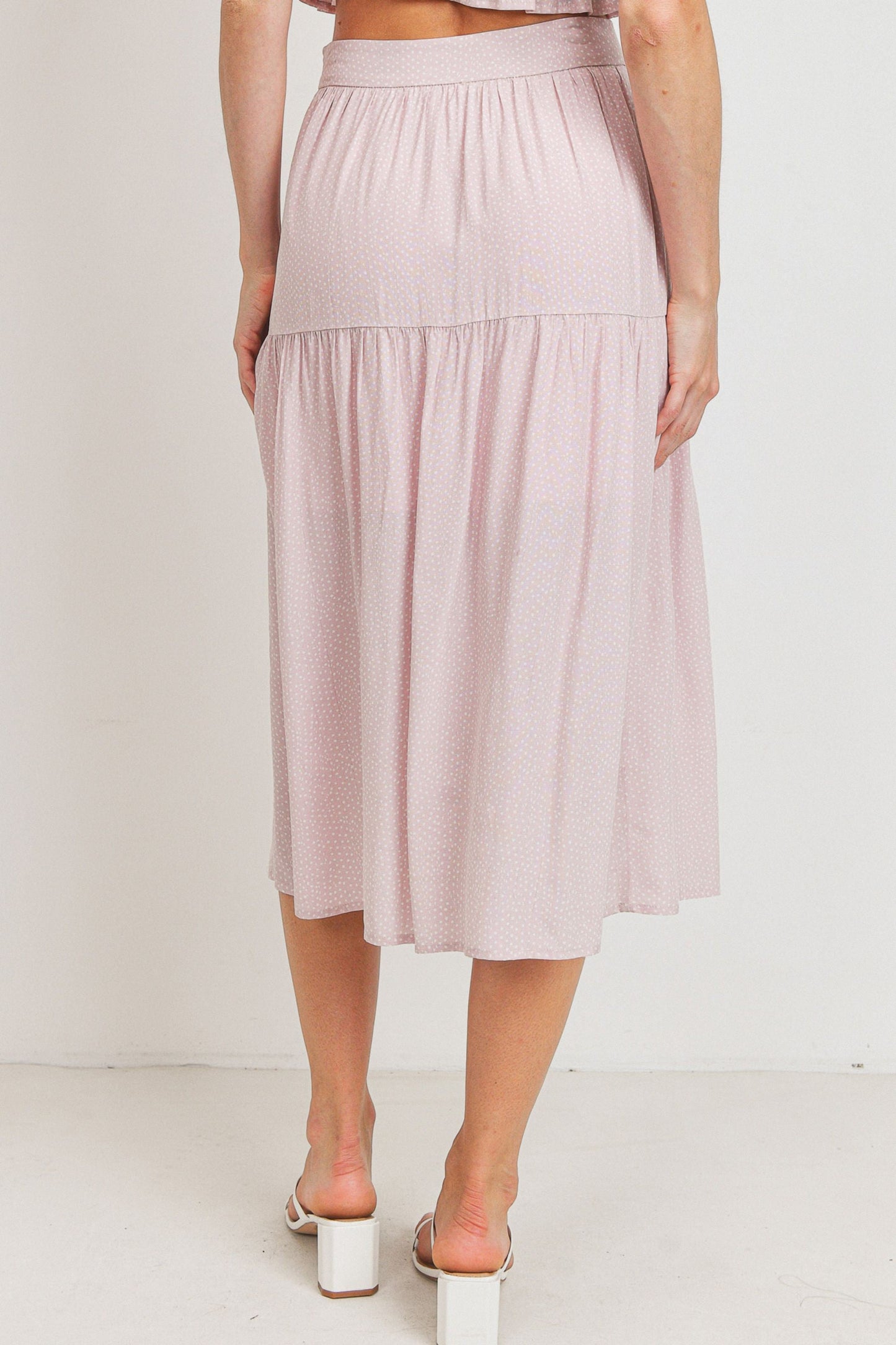 Polka Dot Ruffle Skirt
