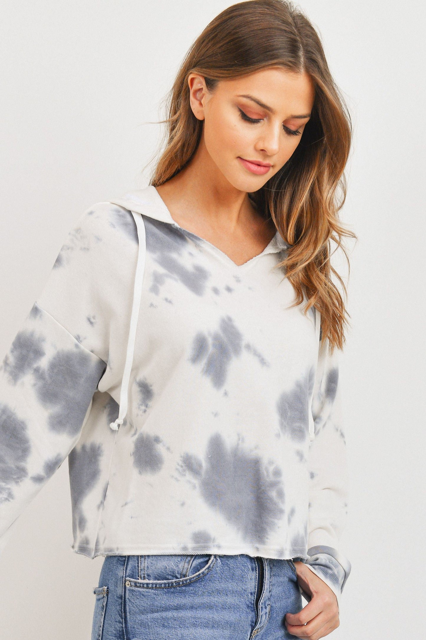 Long Sleeves Hoodie Tie Dye