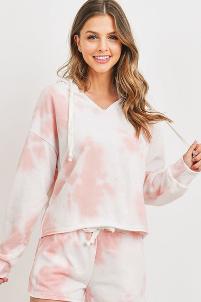 Long Sleeves Hoodie Tie Dye