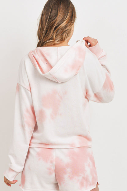 Long Sleeves Hoodie Tie Dye