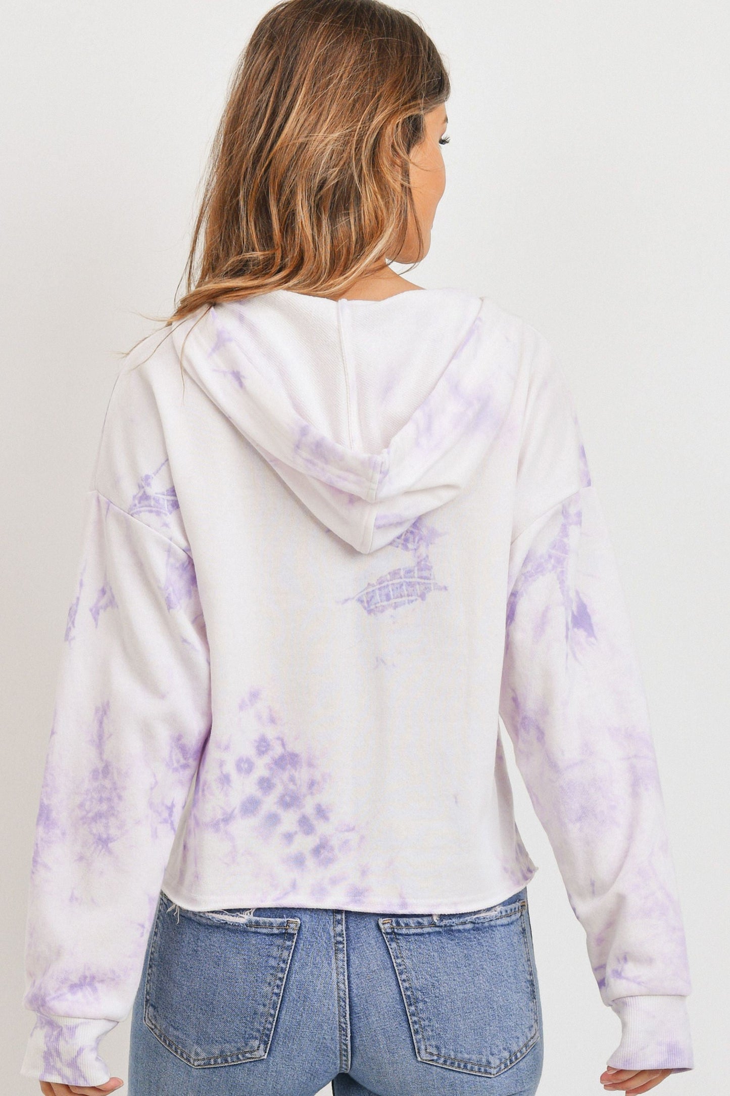 Long Sleeves Hoodie Tie Dye