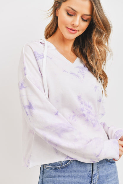 Long Sleeves Hoodie Tie Dye