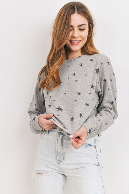 Long Sleeve Star Printed FT