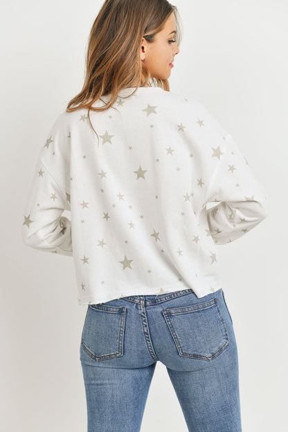 Long Sleeve Star Printed FT