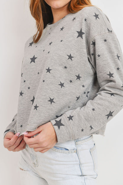 Long Sleeve Star Printed FT