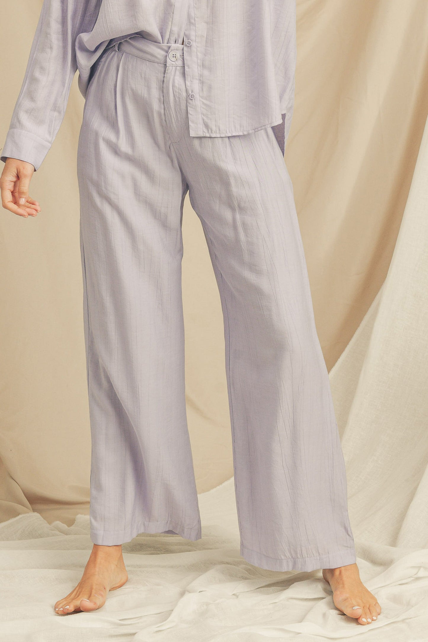 Regular Button Closure Pants