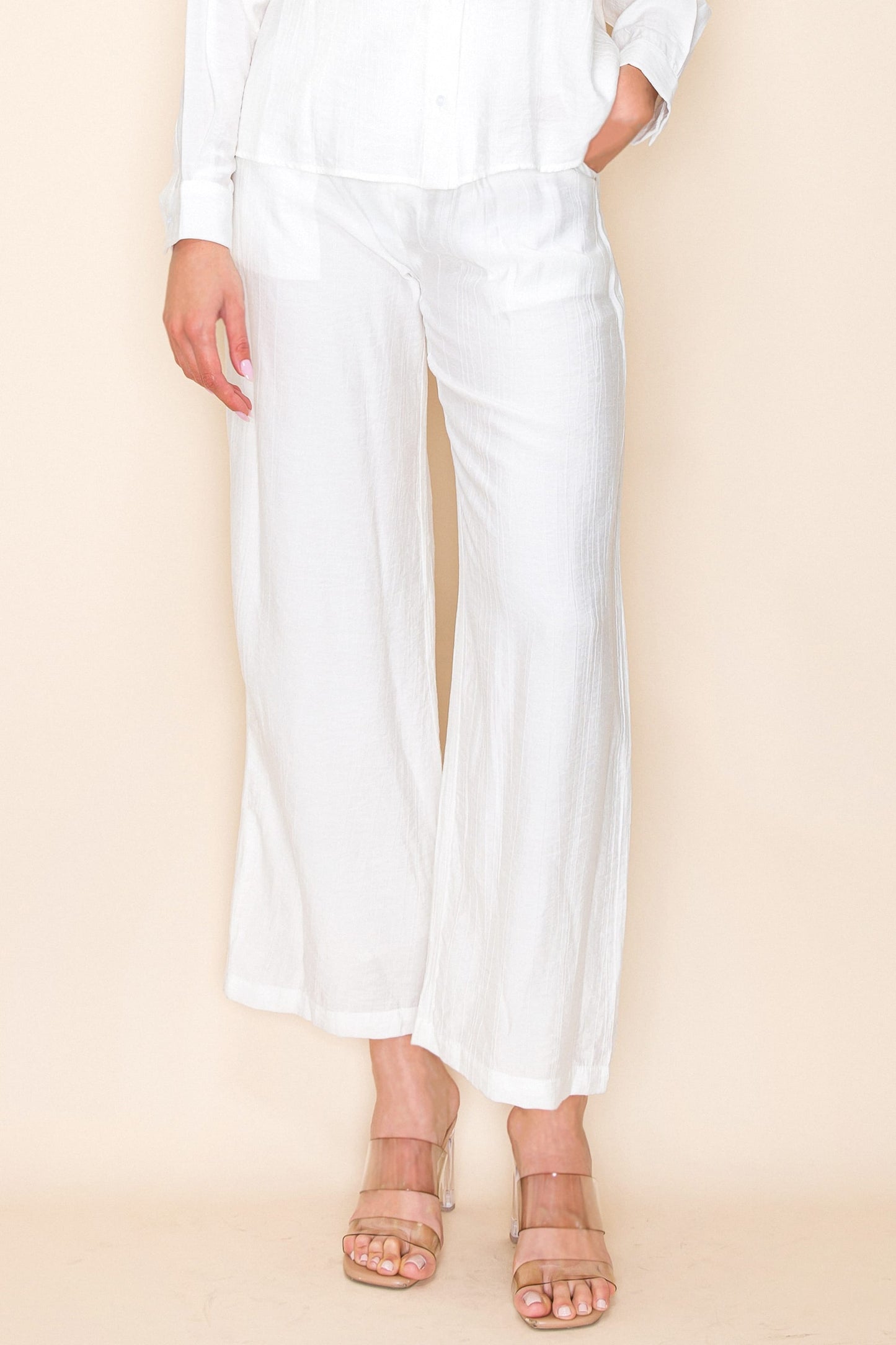 Regular Button Closure Pants