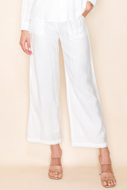 Regular Button Closure Pants